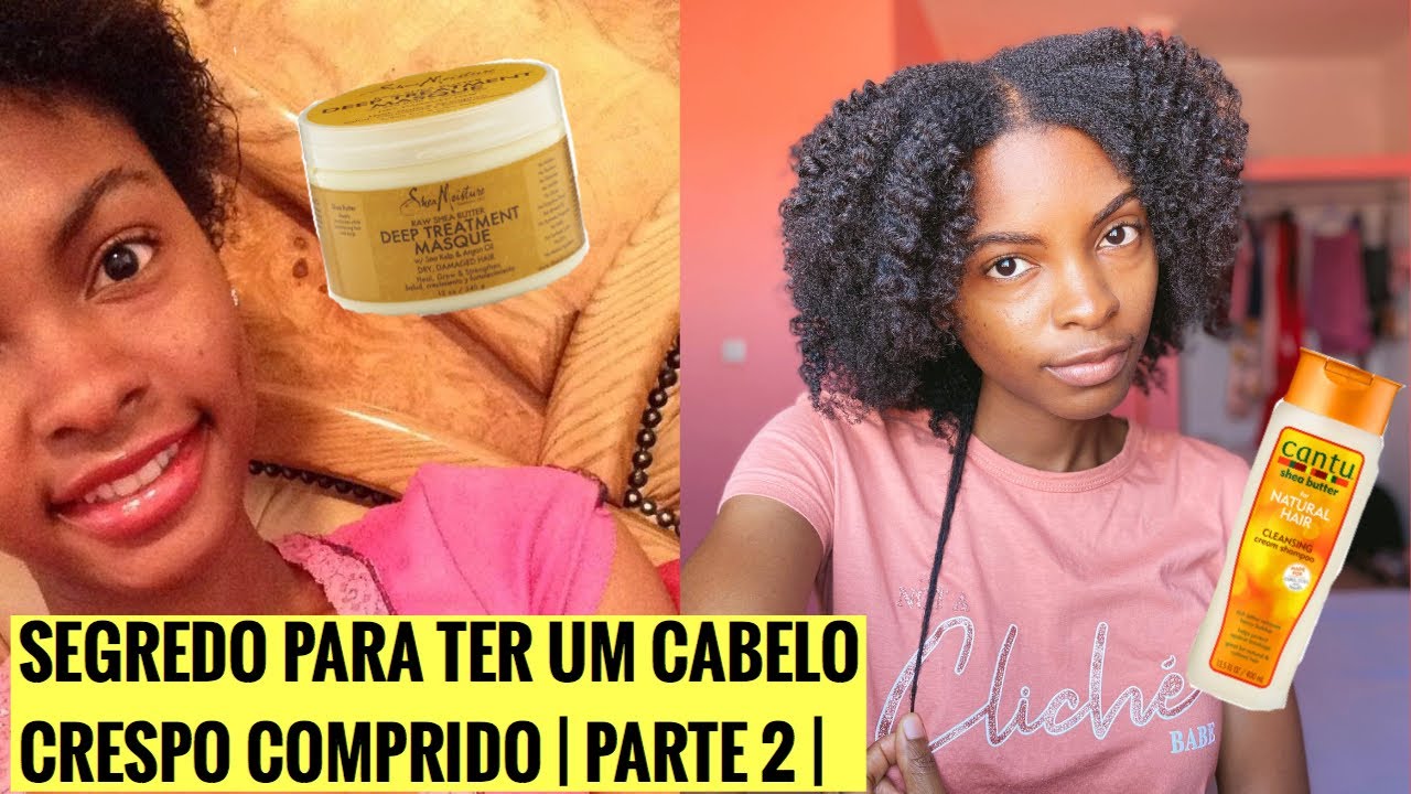 O SEGREDO PARA TER UM CABELO CRESPO COMPRIDO | Parte 2 |