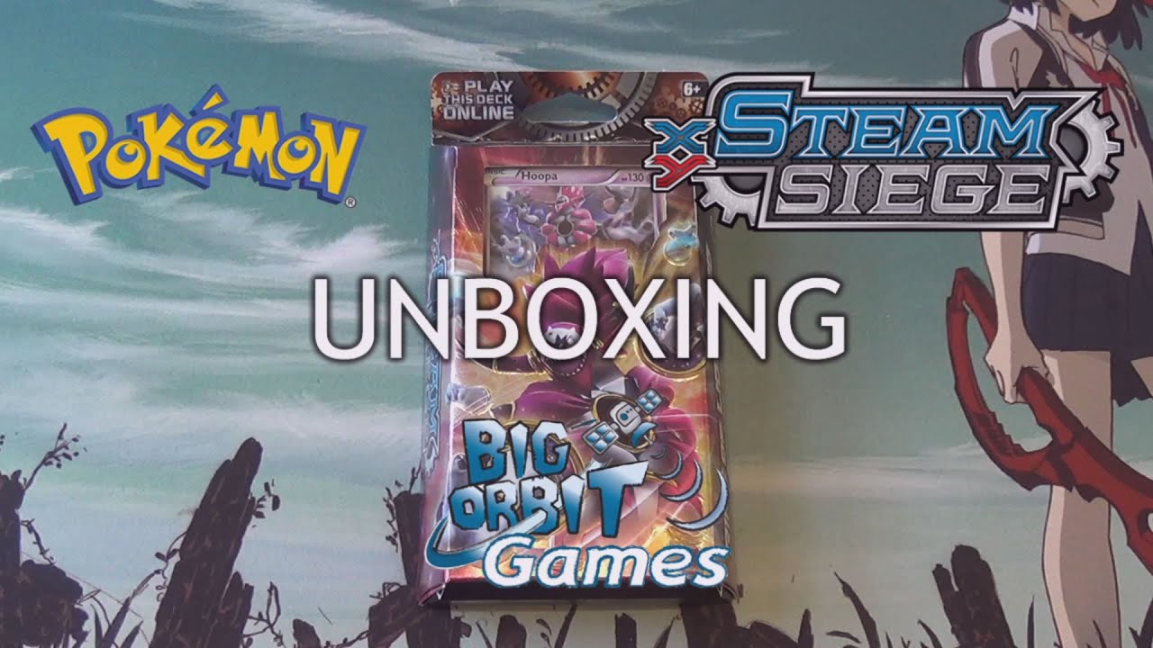 Pokemon Steam Siege Hoopa Theme Deck Unboxing