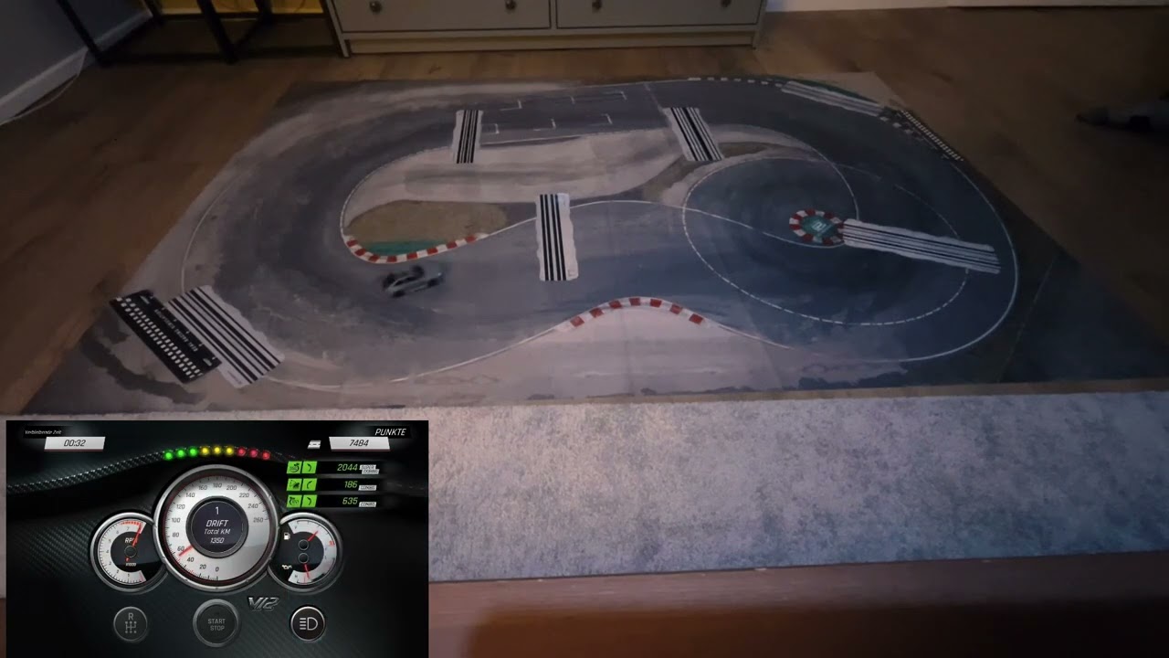 Mini Gym-X Stoff Rennbahn