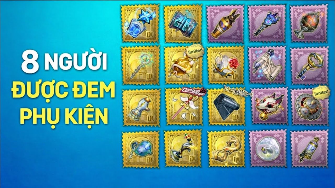 Identity V - Chế Độ 8 Người Sống Sót Được Trang Bị Phụ Kiện