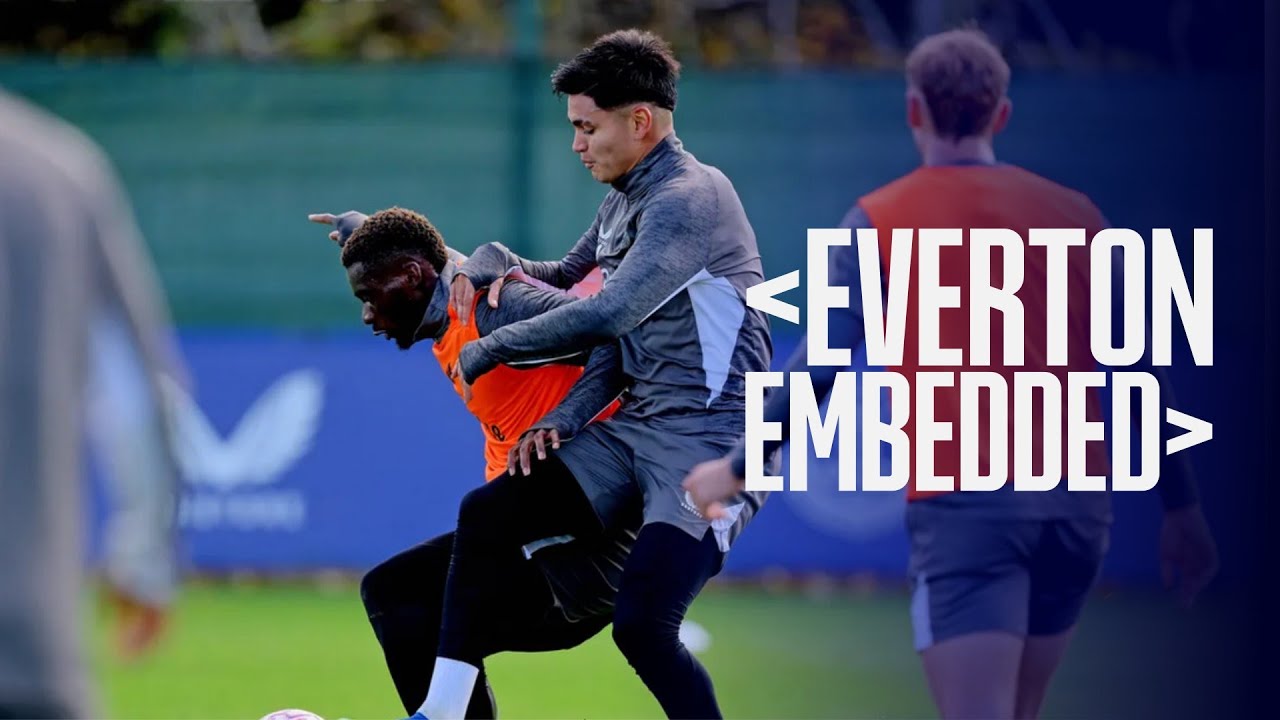 Inside the boot room as Toffees train for Spurs! | EVERTON EMBEDDED EP.4