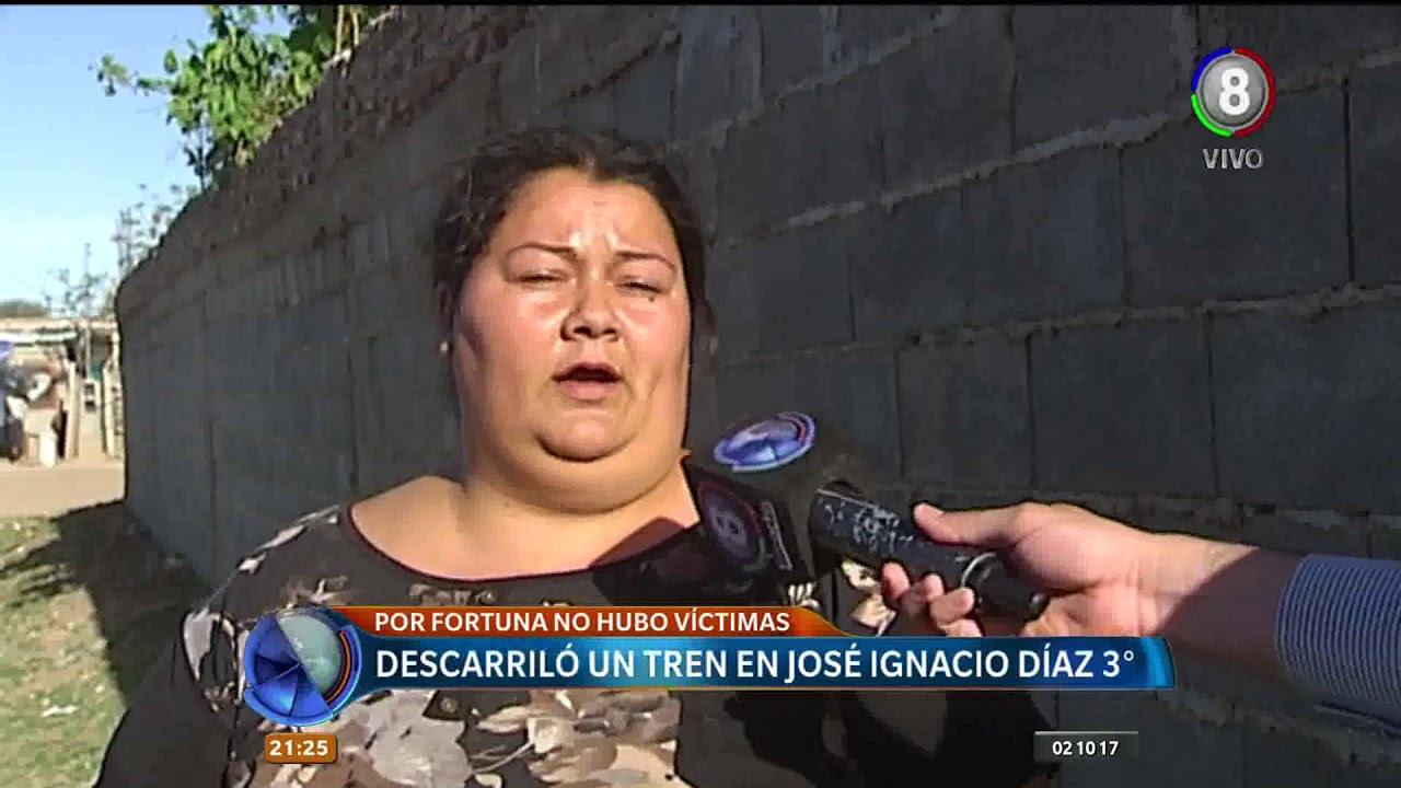 Descarriló un tren en barrio José Ignacio Díaz 3º sección