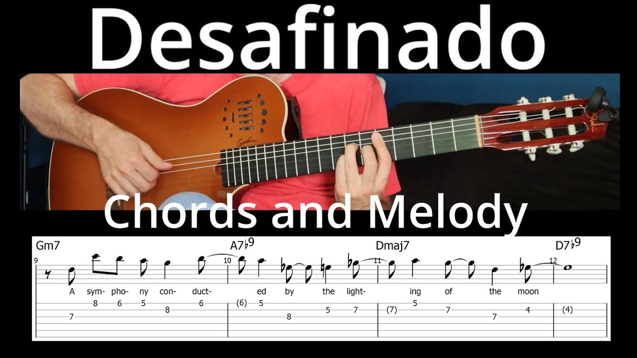 Desafinado | Chords & Melody | Guitar Tab