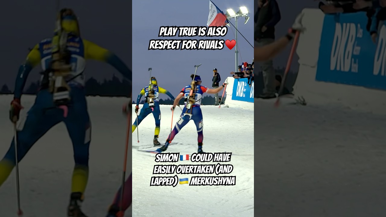 🥰 this was just so sweet ❤️ #biathlon
