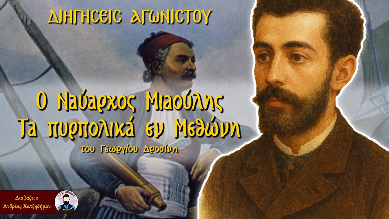 6. Ο Ναύαρχος Μιαούλης / Τα πυρπολικά εν Μεθώνη - Γεώργιος Δροσίνης (ΔΙΗΓΗΣΕΙΣ ΑΓΩΝΙΣΤΟΥ)