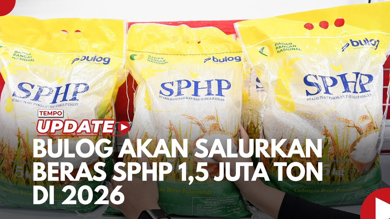 Bulog Akan Salurkan Lagi Beras SPHP 1,5 Juta Ton di 2026