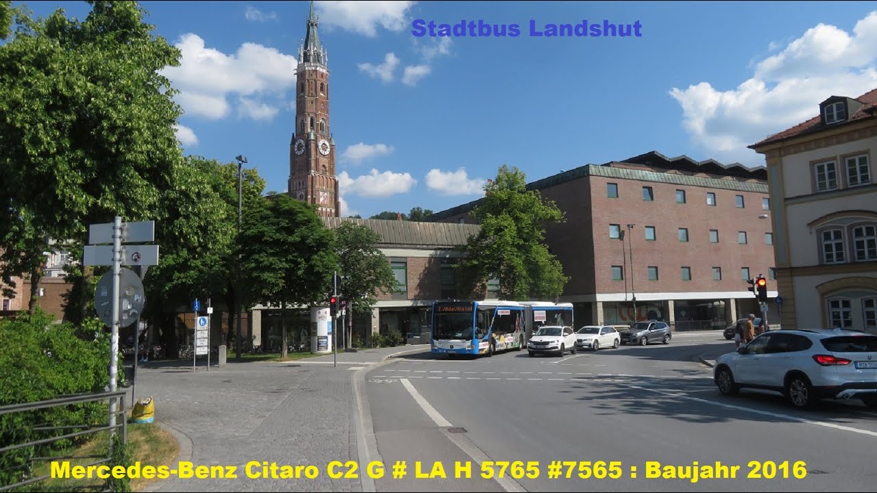 Stadtbus Landshut : Linie 1 Preisenberg - Bahnhof - Altdorf  : Mercedes Citaro C2  #7565 ( 06.2023 )
