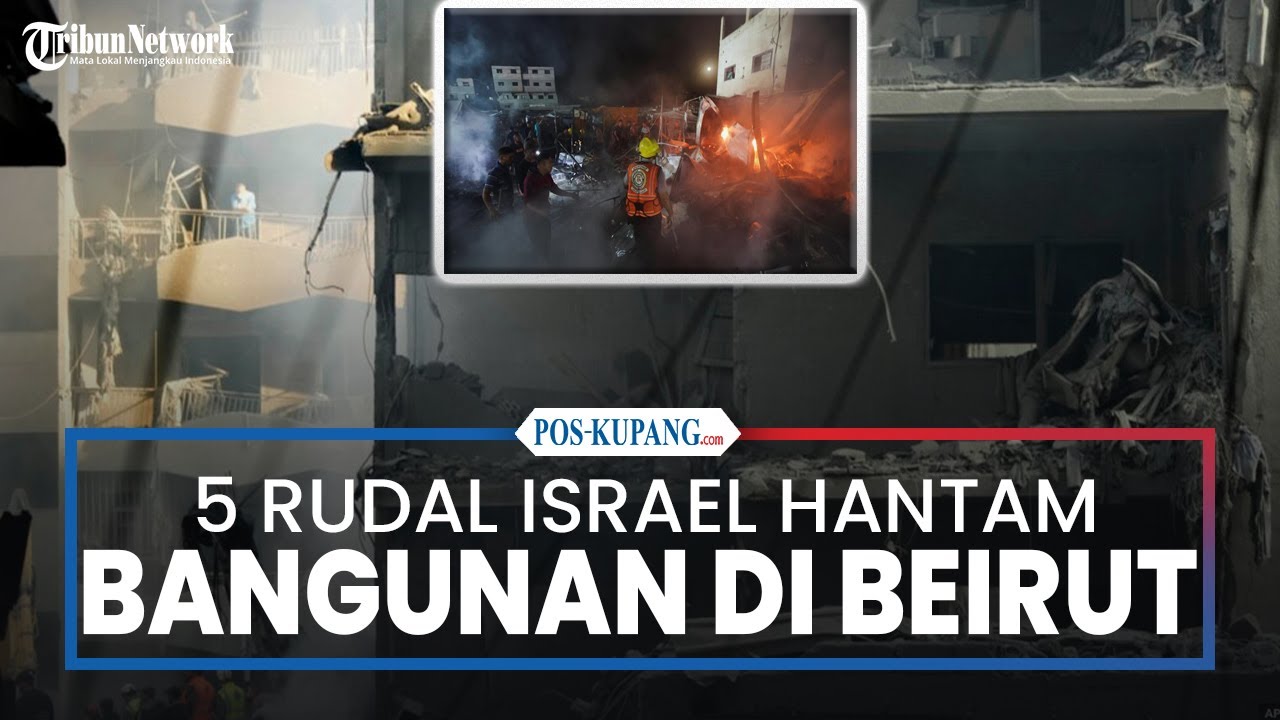 5 Rudal Israel Serang Permukiman Penduduk di Beirut