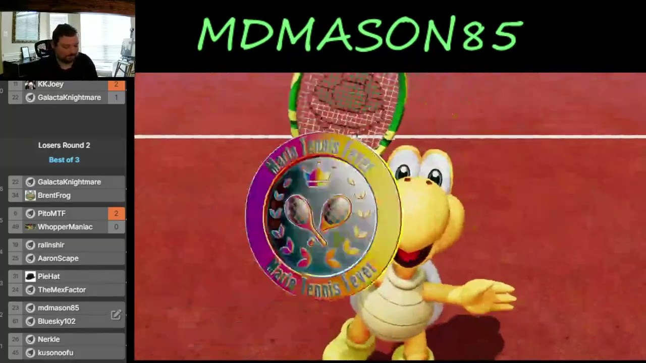 Mario Tennis Fever: MTAC Discord Classic Launch Tourney Losers Round 2: mdmason85 vs Bluesky102