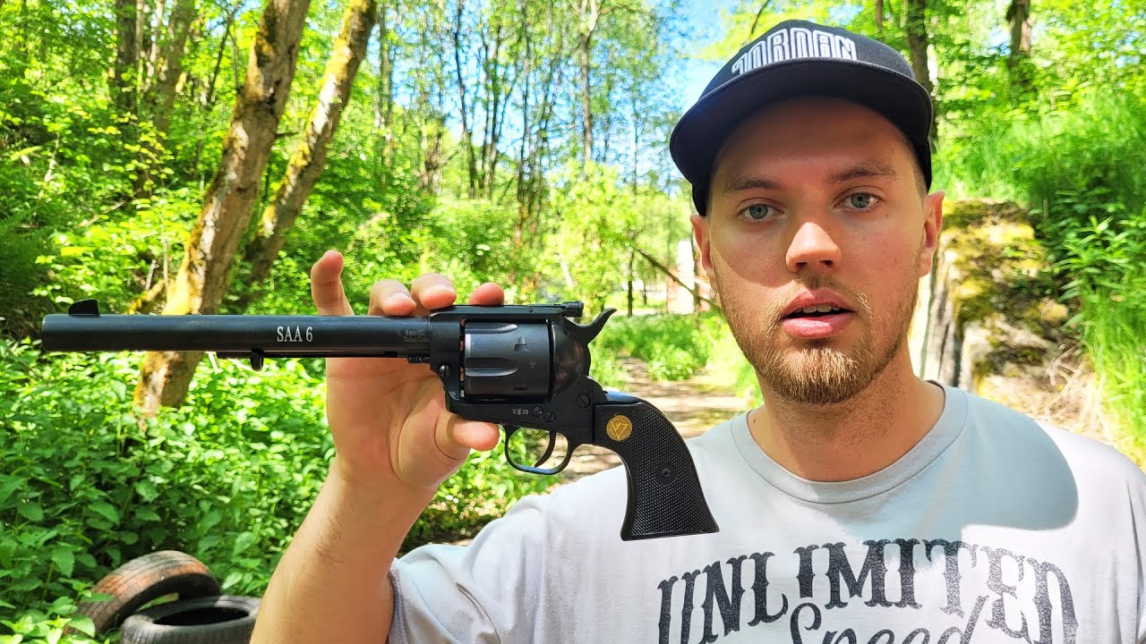 Wie stark ist der scharfe 6mm FLOBERT SAA REVOLVER?