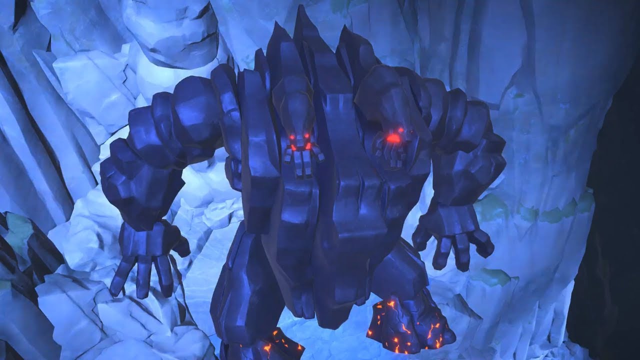 Kingdom Hearts 3 - Rock Titan Boss Fight #1 (KH3 2019)