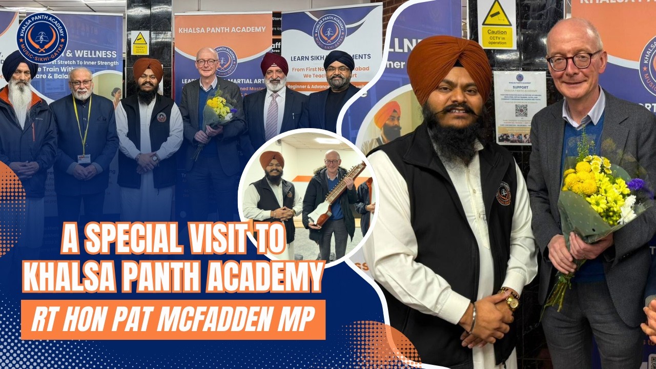 A Special Visit to Khalsa Panth Academy: Rt Hon Pat McFadden MP