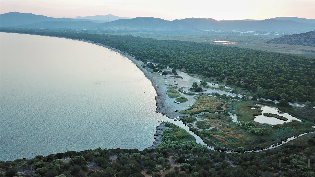 DRONE | LANDSCAPES | GREECE | 4K VIDEO | MAVIC PRO I SCHINIAS BEACH