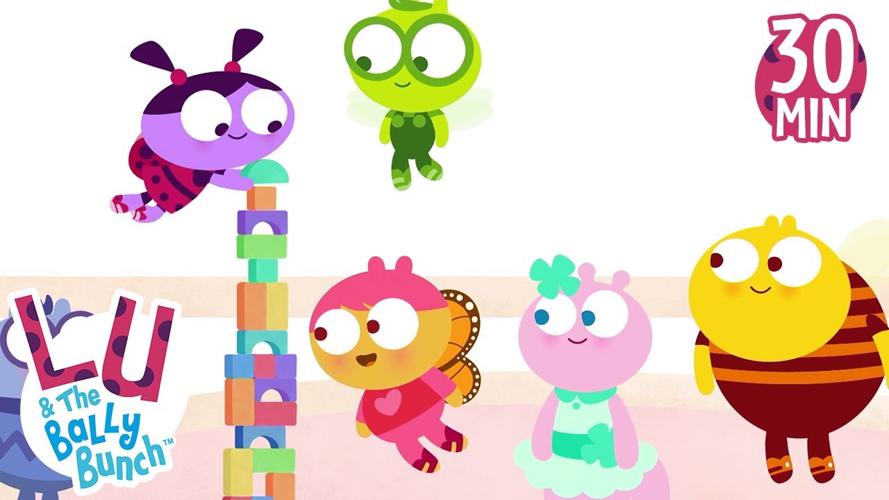 Tower Tower Wow | Preschool Learning Cartoons | Lu & The Bally Bunch | 9 Story Kids