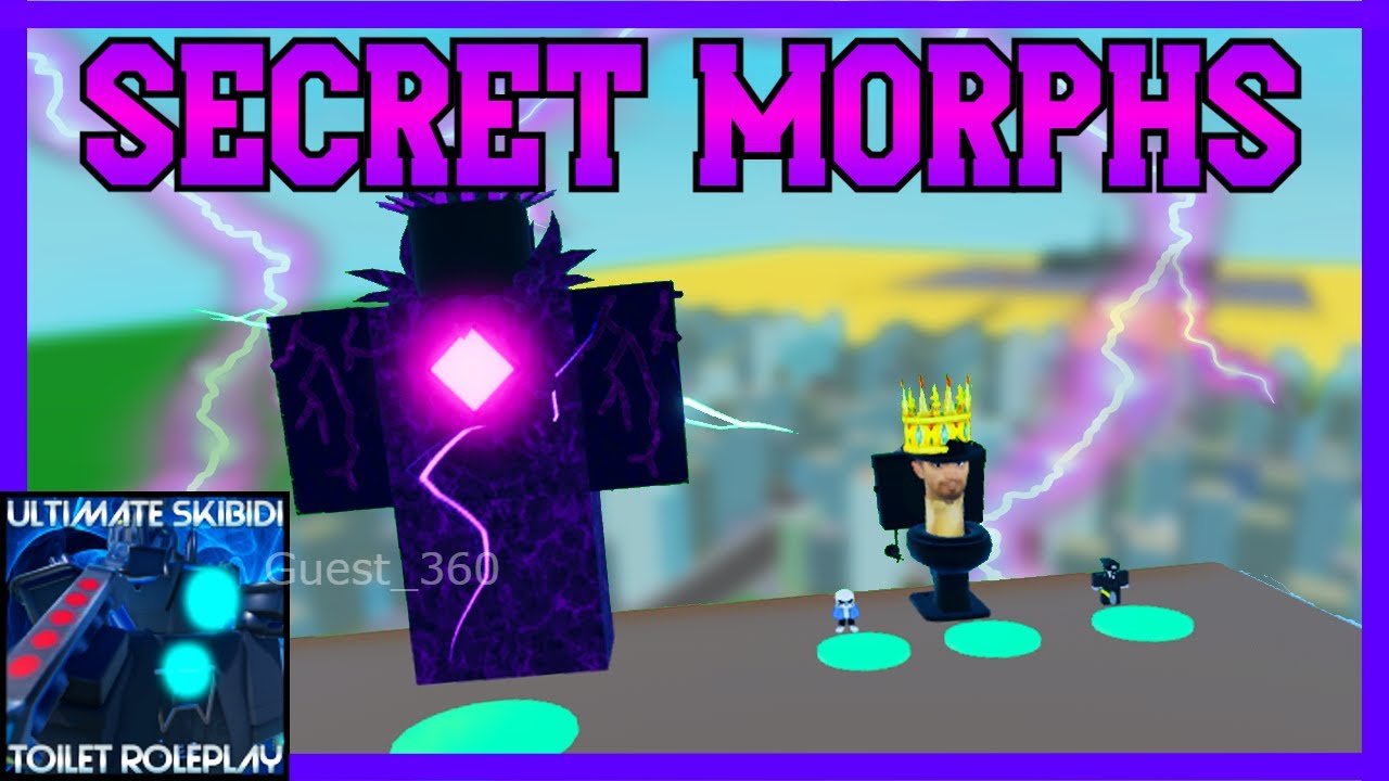 (GAME DELETED) Free Secret Morphs in Ultimate Skibid Toilet RP - USTRP ROBLOX