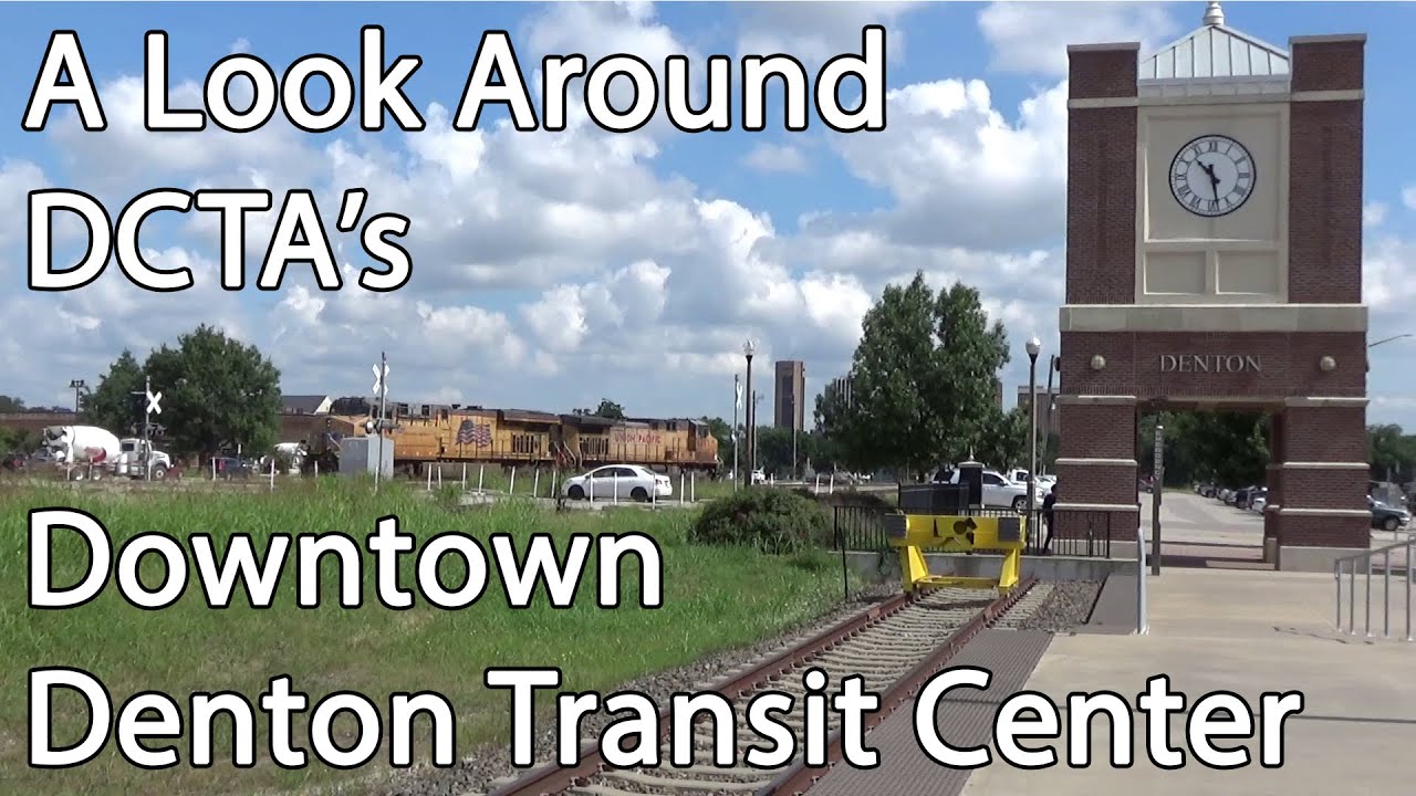 A Look Around the DCTA Downtown Denton Transit Center