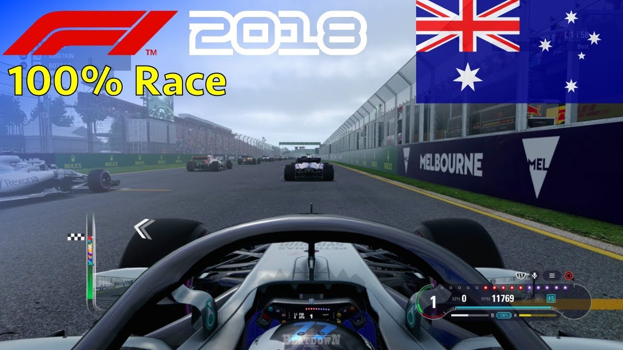 F1 2018 - Let's Make Bottas World Champion #1: 100% Race Australia