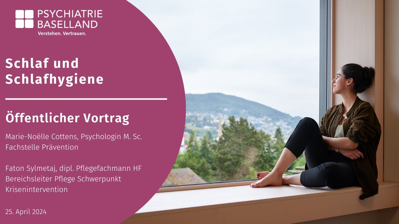 Schlaf und Schlafhygiene - Vortrag vom 25. April 2024