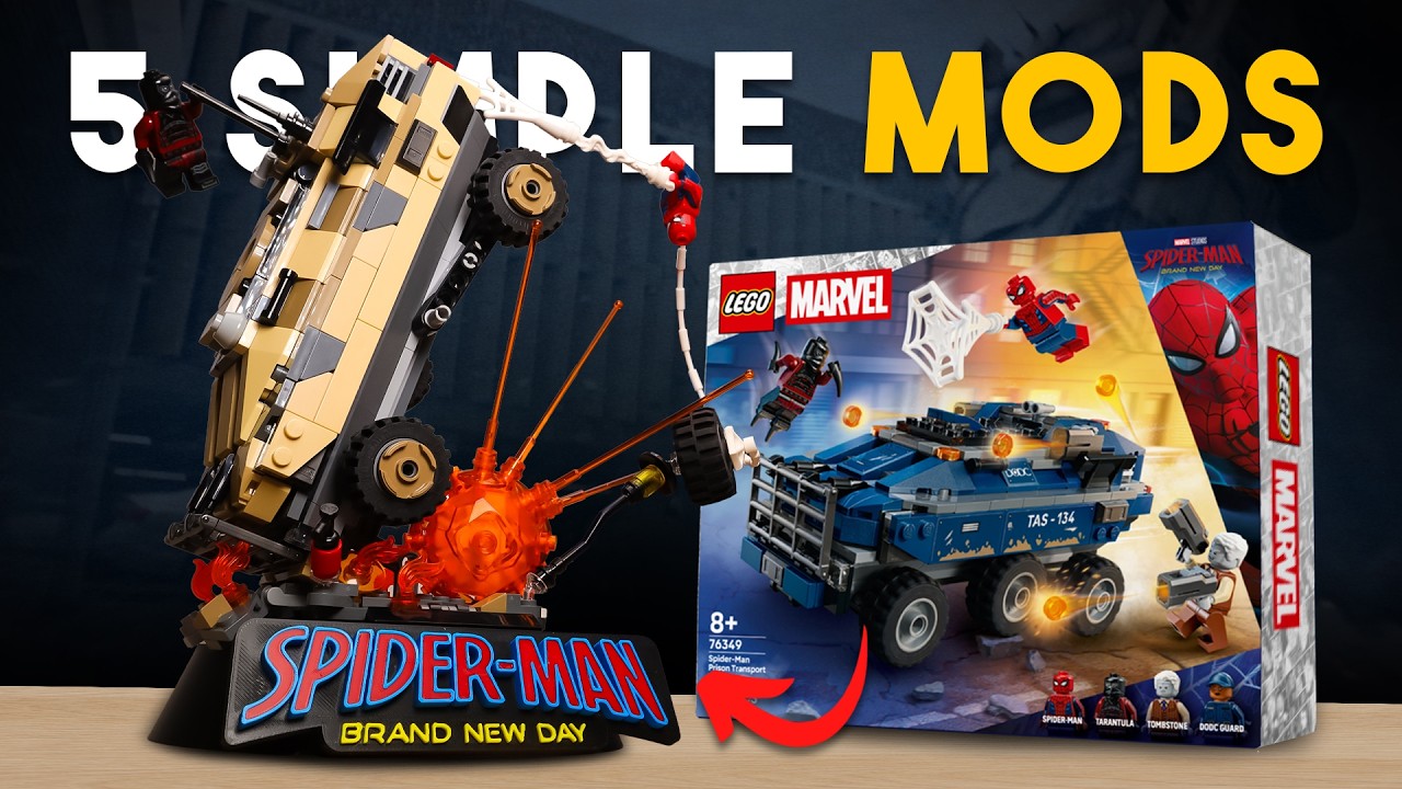Эти ПРОСТЫЕ модификации делают этот набор LEGO Spider-Man НЕВЕРОЯТНЫМ!