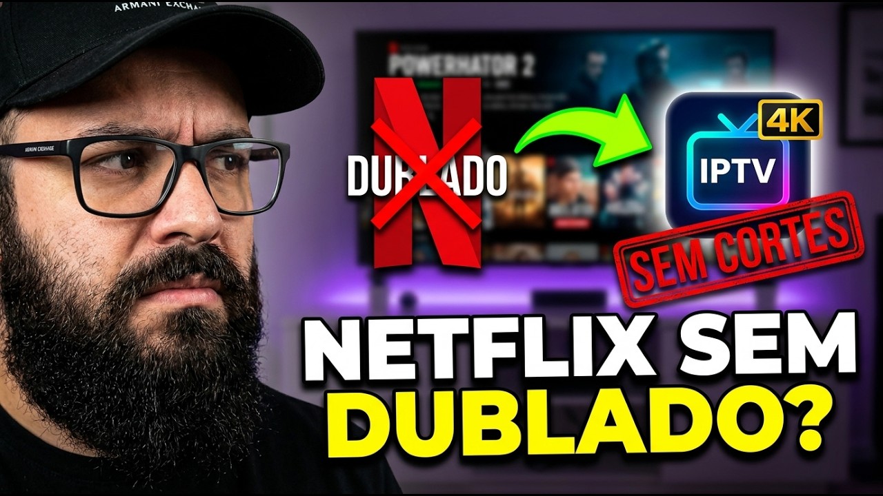 🔥 NETFLIX TIROU O DUBLADO？ ✅Esse App Tem TUDO Dublado em 4K Sem Cortes