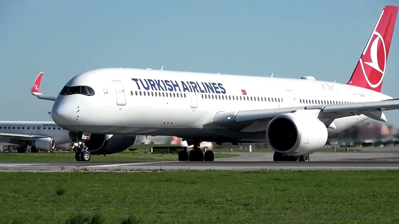 Turkish Airlines Airbus A350-941 Makes Historic First Landing At Lisbon Airport!