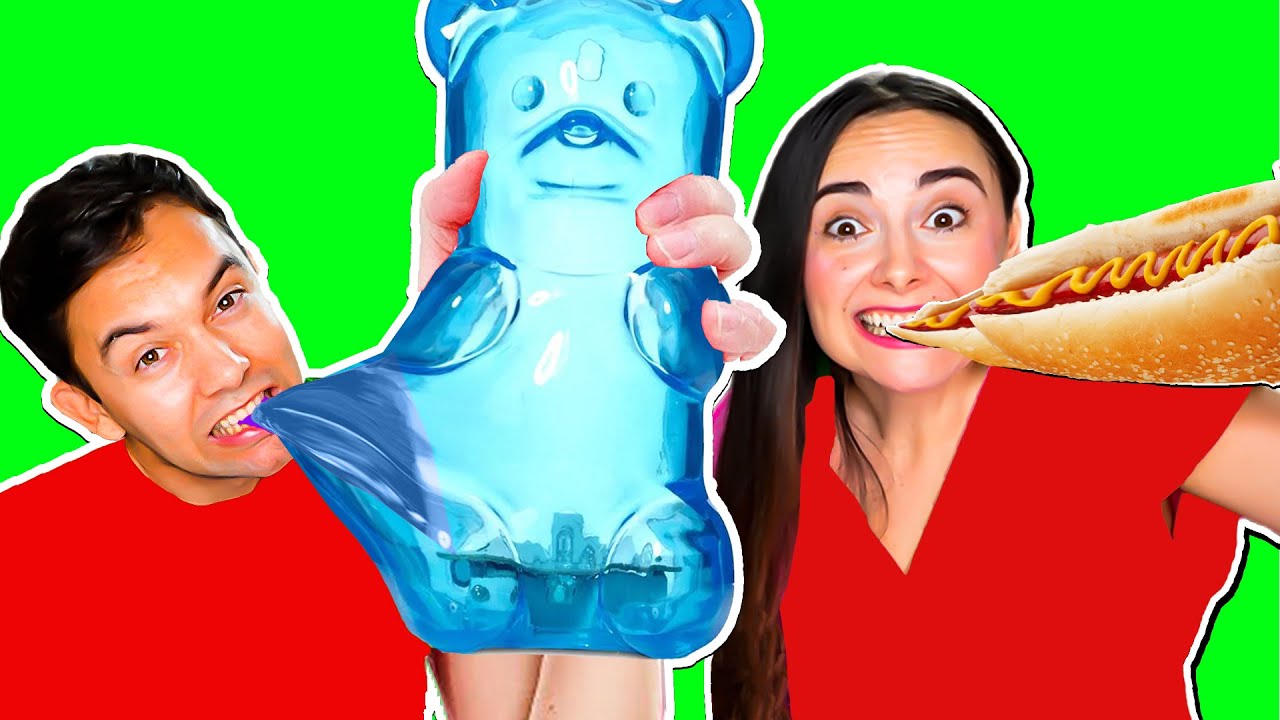 JELLY FOOD vs REAL FOOD ! MANCARE VS JELEU ! Partea 2