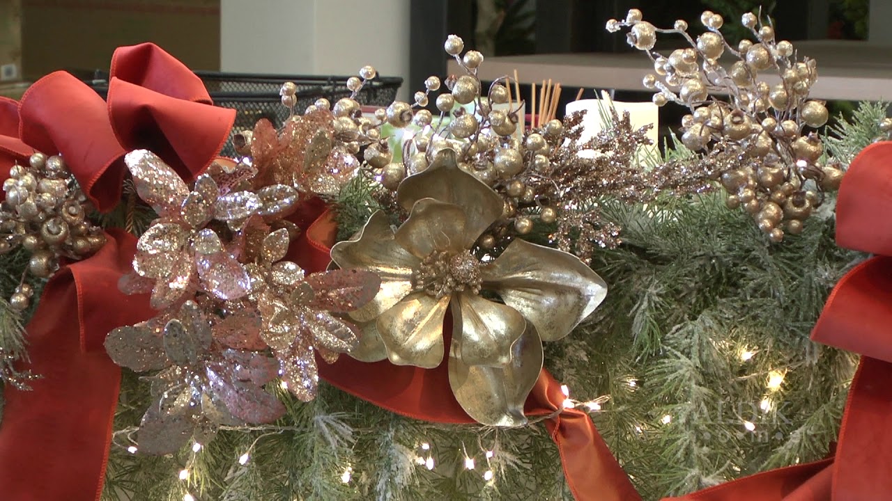 (2 of 3) Aldik Home: How to Decorate a Christmas Mantle w/ Brad Schmidt