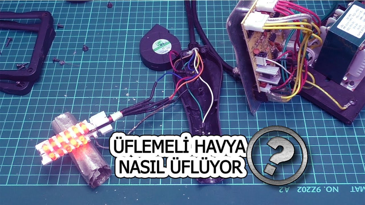 Üflemeli Havya Nasıl Çalışır? | Havya Tamir  |Hot Air Gun Repair