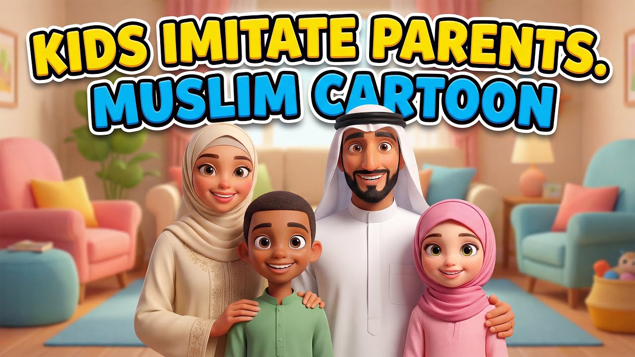 What if Kids Imitate Parents? | Musa & Amina Episode | Islamic Cartoon for Kids