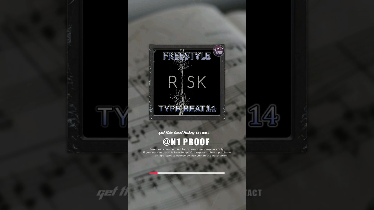 FREESTYLE TYPE BEAT 14 RISK RAP  INSTRUMENTAL  #beats