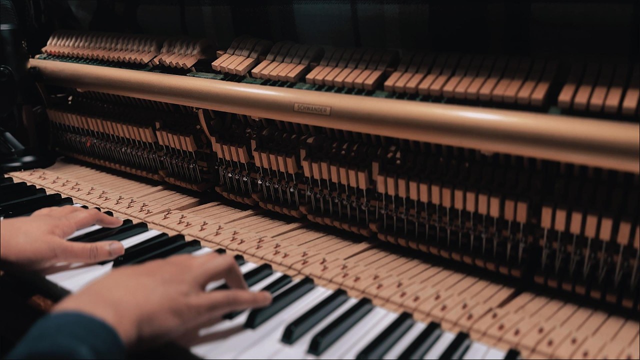 Really Peaceful & Romantic Music on 100 Year Old Piano (with live action)