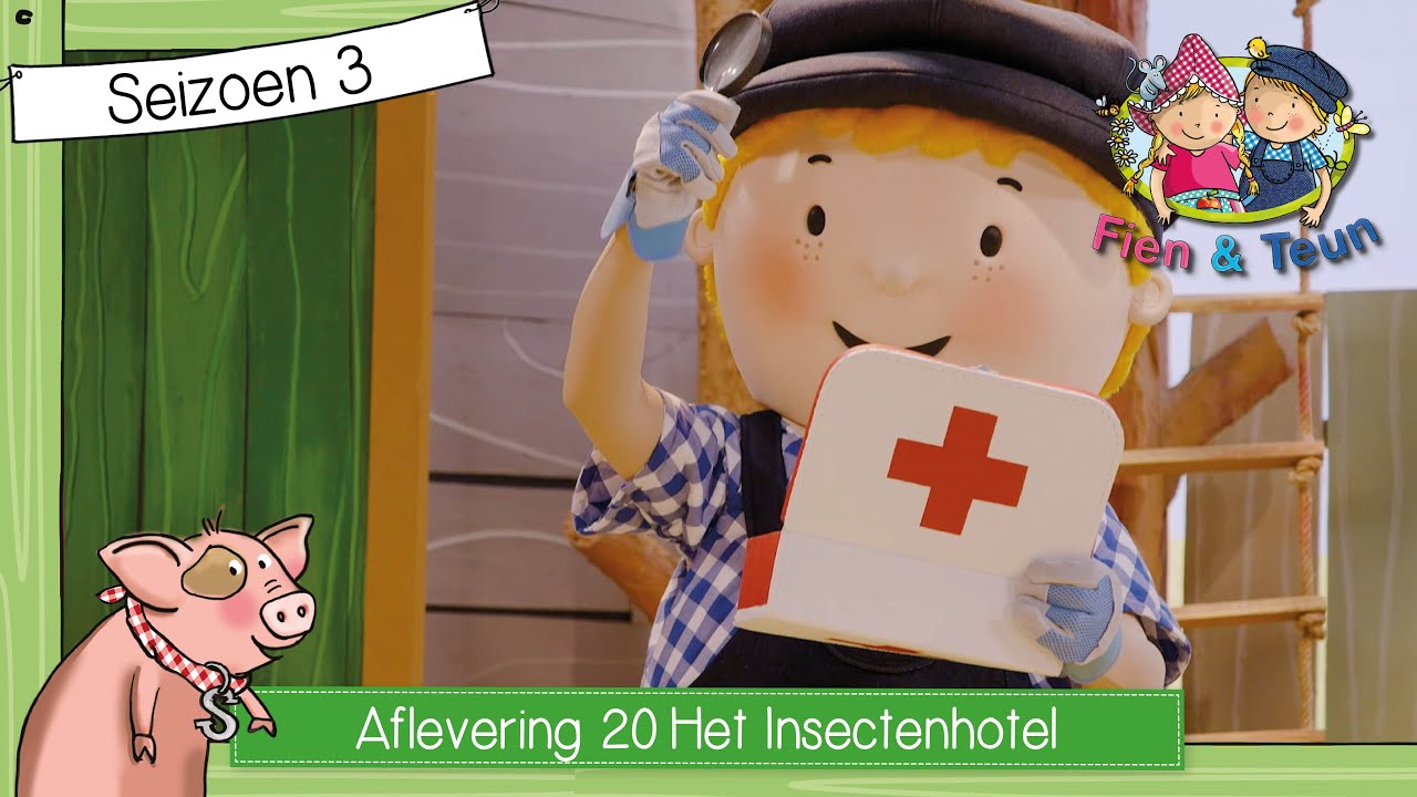 Fien en Teun Bouwen een Insectenhotel | Seizoen 3 Afl. 20