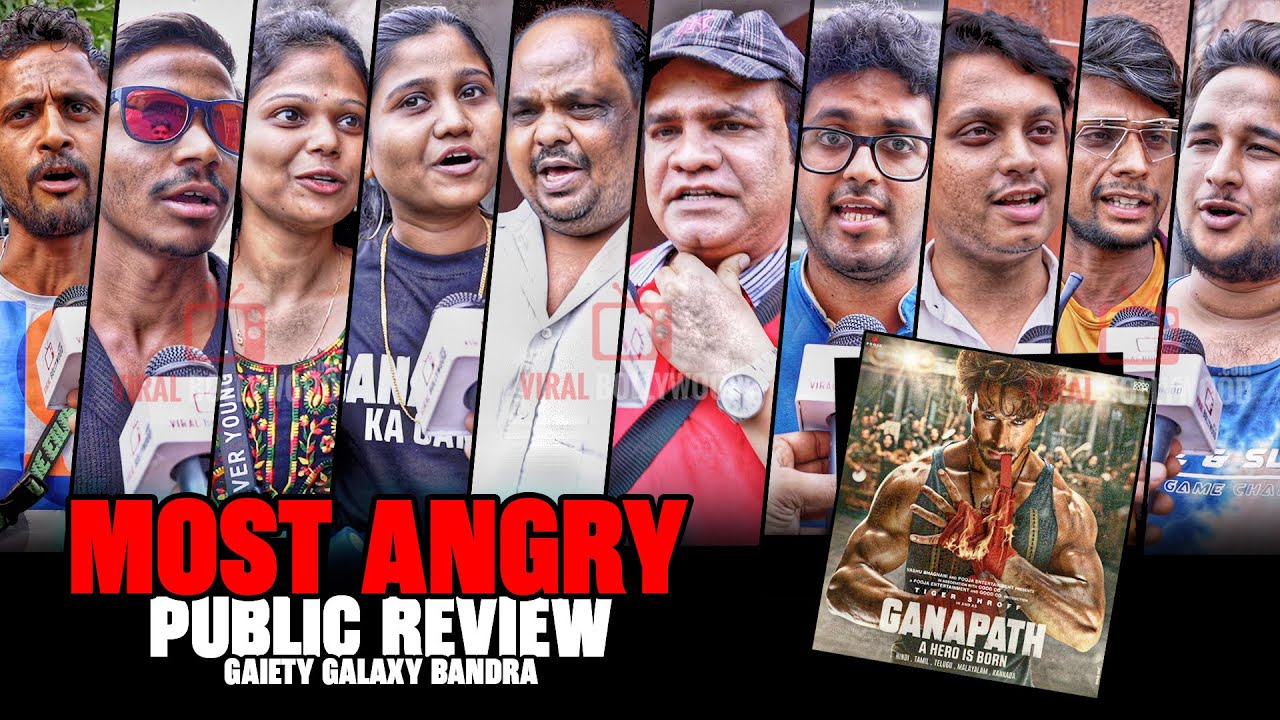 Ganapath Movie | Public Big Disappointed Review | Tiger Shroff, Kriti Sanon | Gaiety Galaxy Bandra