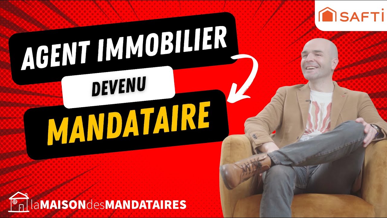 Agent immobilier devenu mandataire - Grégory Daché du réseau SAFTI