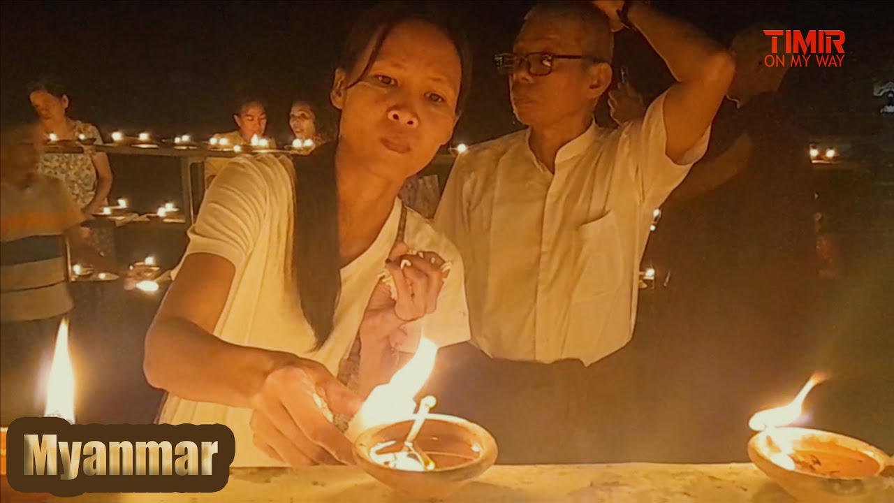 Tazaungdaing Lighting Festival of Yangon Myanmar