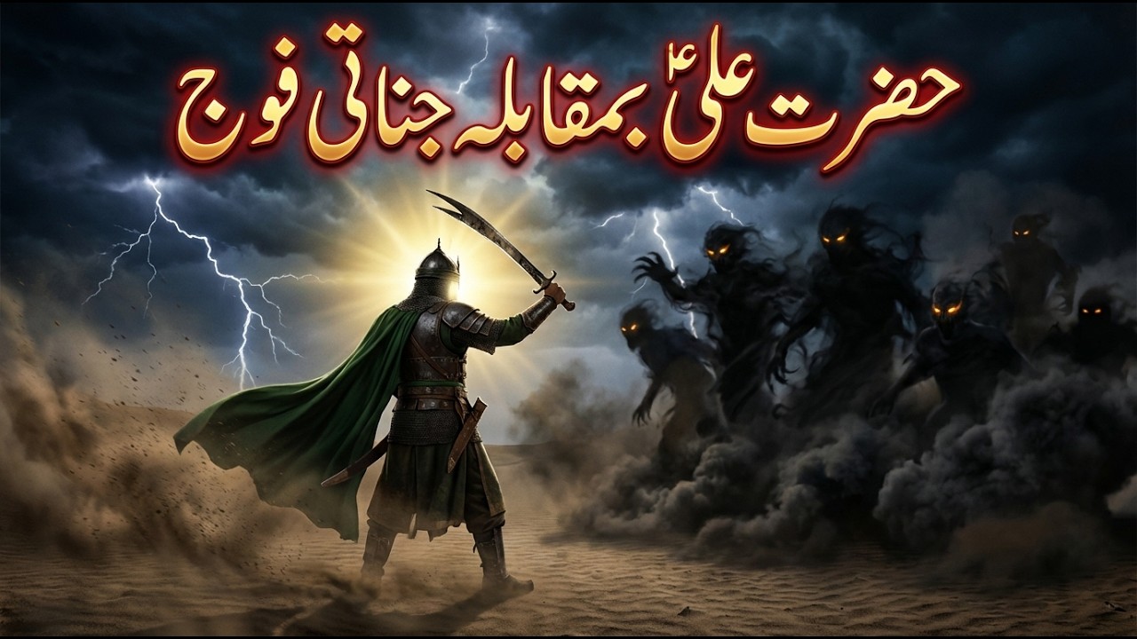 حضرت علی (ع) بمقابلہ جناتی فوج | Hazrat Ali (A.S) Ka Waqia | Islamic  Stories Urdu/Hindi