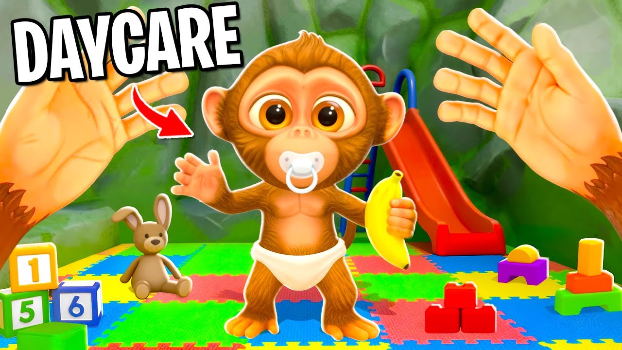Строю детский сад для моего МАЛЫША ОБЕЗЬЯНКИ! (Я — Monkey VR)