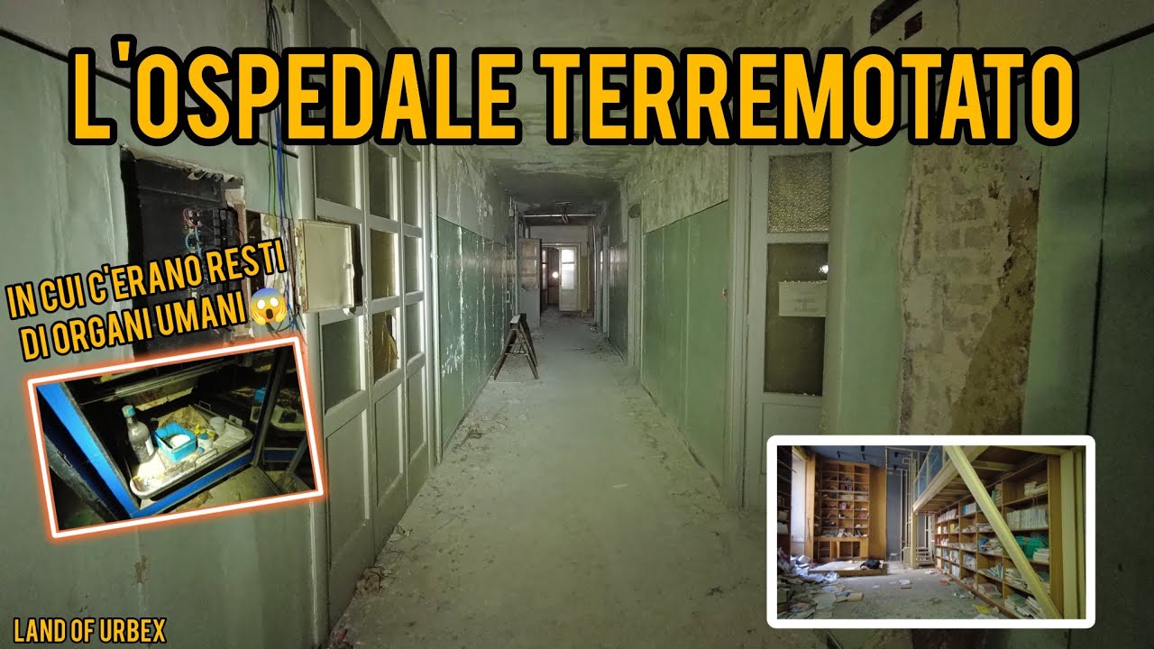 In questo OSPEDALE ABBANDONATO c'erano dei resti di ORGANI UMANI! | URBEX ITALIA | LAND OF URBEX