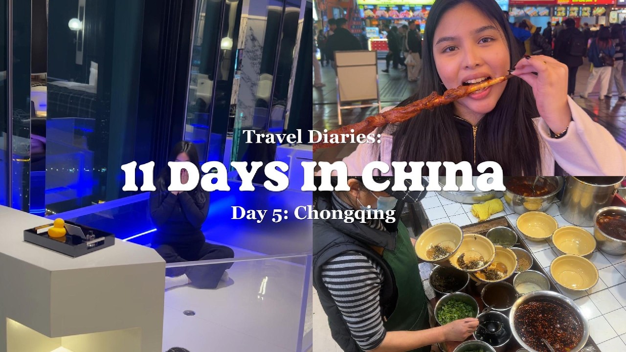 CHONGQING DAY 5 🇨🇳 | 5-Star Hotel, Spicy Beef Noodles & Famous Street Food
