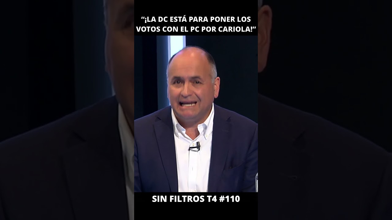Araya &ldquo;La DC est&aacute; para poner los votos con el PC por Karol Cariola&rdquo; | Sin Filtros T4 #110