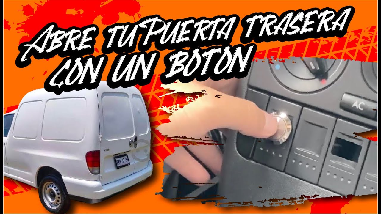 Abre la puerta trasera de tu Derby Van con un botón