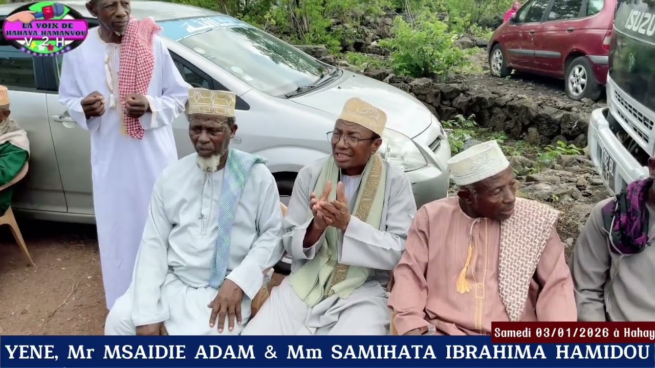 MAWAHA, Mr MSAIDIÉ ADAM & Mm SAMIHATA IBRAHIMA HAMIDOU à Hahaya