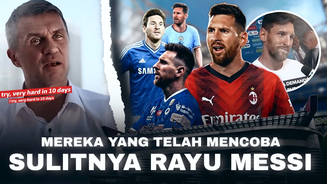 ketika Ucapan Messi, Dibuktikan Oleh Maldini dan Pep  || Mereka yang Gagal Merayu Messi