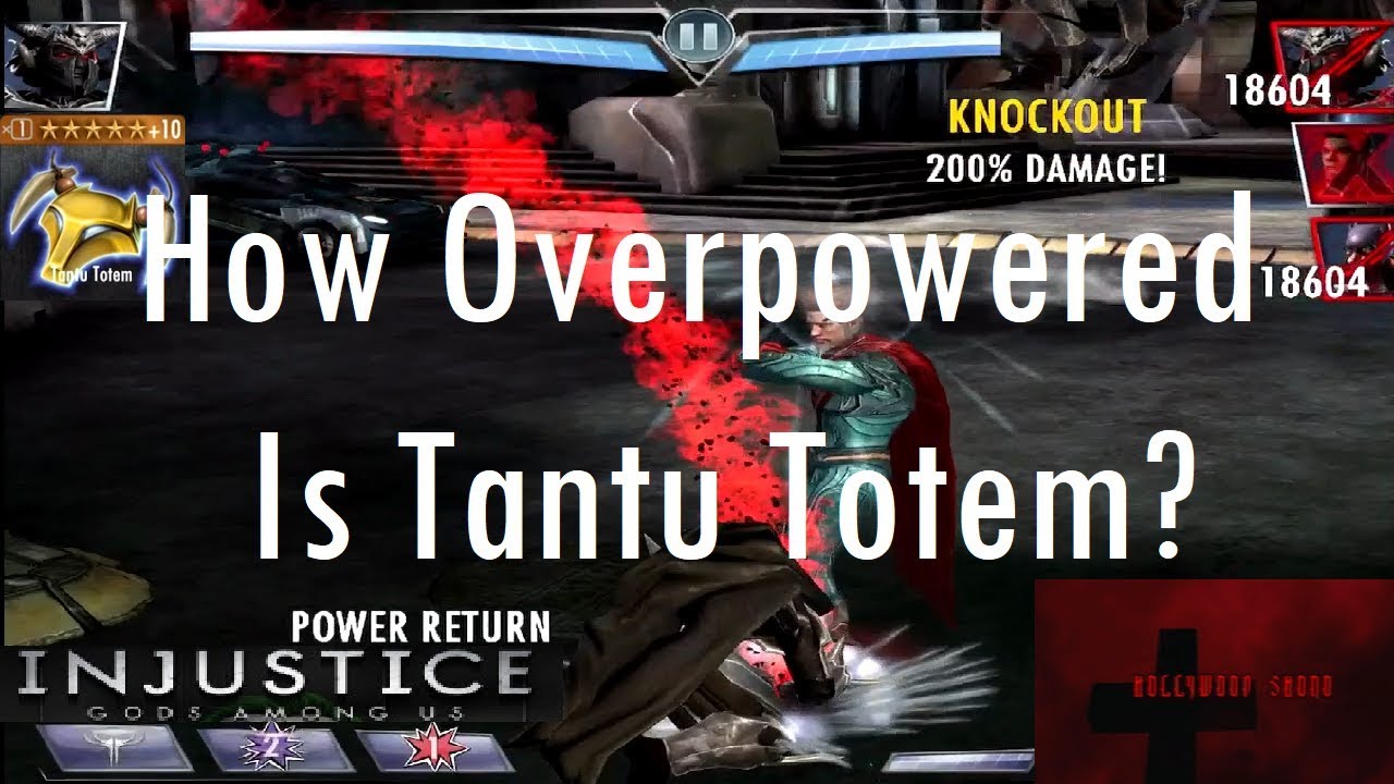 Injustice Gods Among Us iOS - How Overpowered is Tantu Totem?