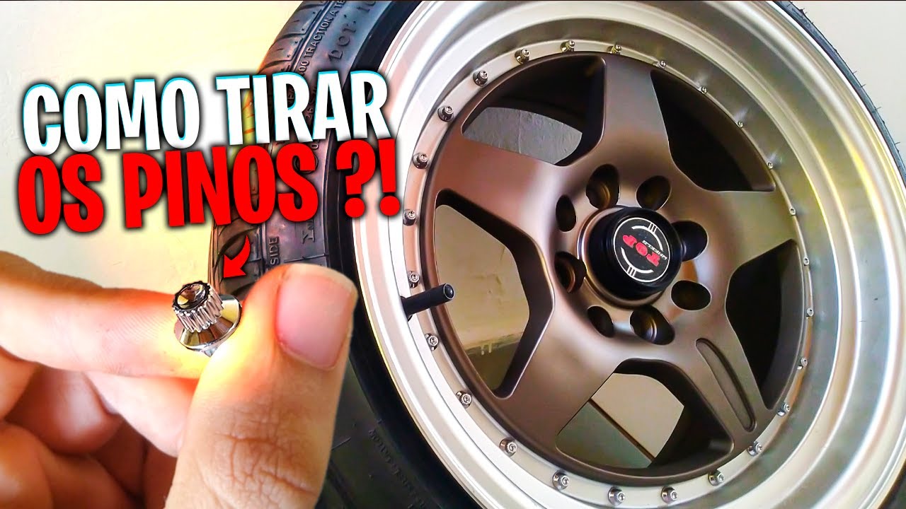 COMO TIRAR OS PINOS DA RODA ?🤔