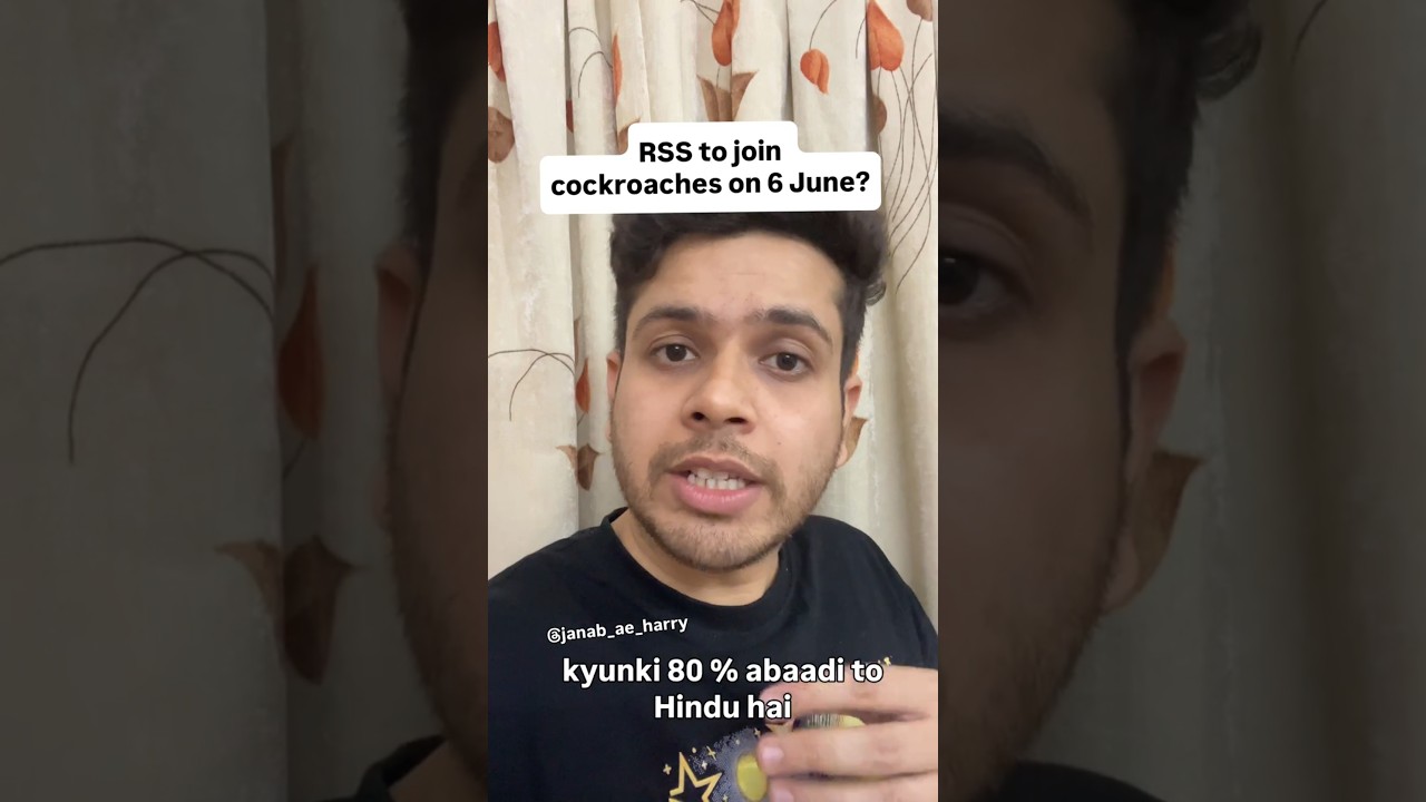 RSS joins cockroch janta party protest?..#rss #bjp#cockroachjantaparty #neet #sarcasm