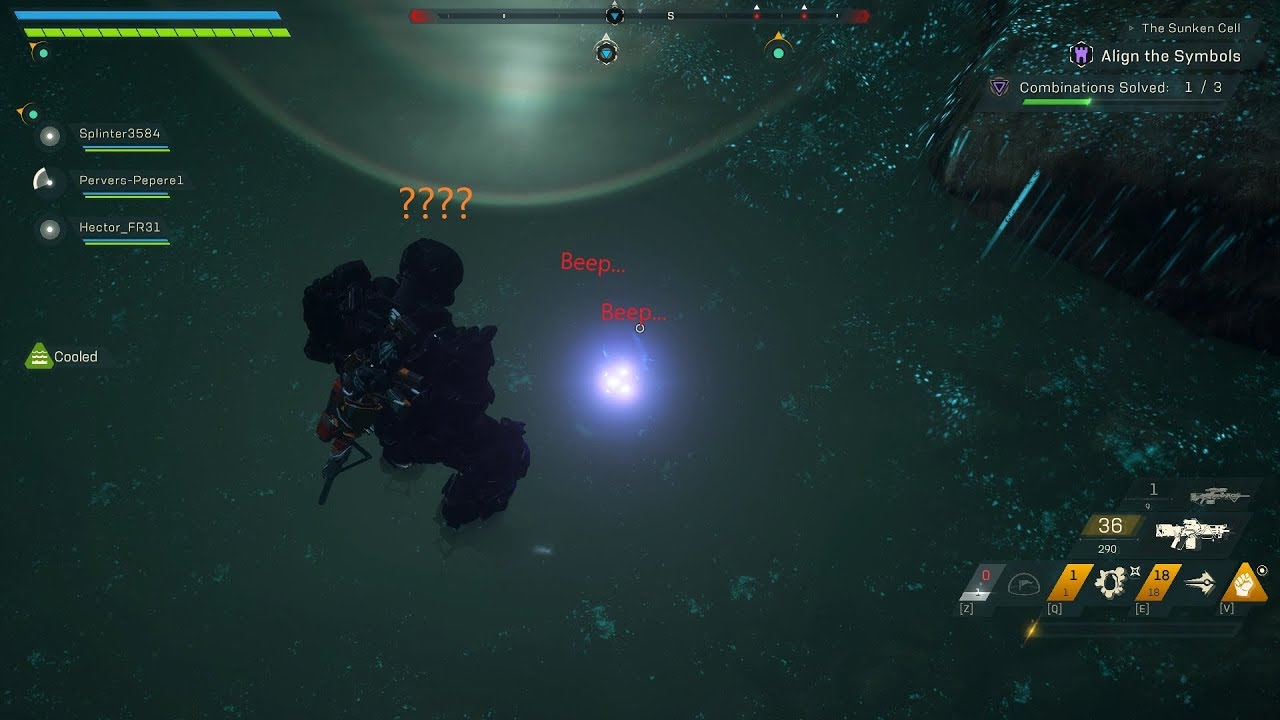 Anthem, Sunken Cell game-play