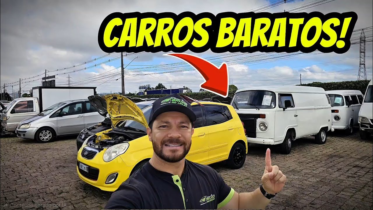 CARROS DE ATÉ 21 MIL NO LEILÃO! OLHA ESSA KOMBI 😱