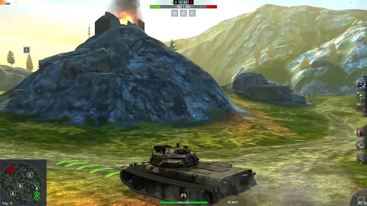 WoT Blitz  Карта Балтийский щит  Обучение все тонкости карты