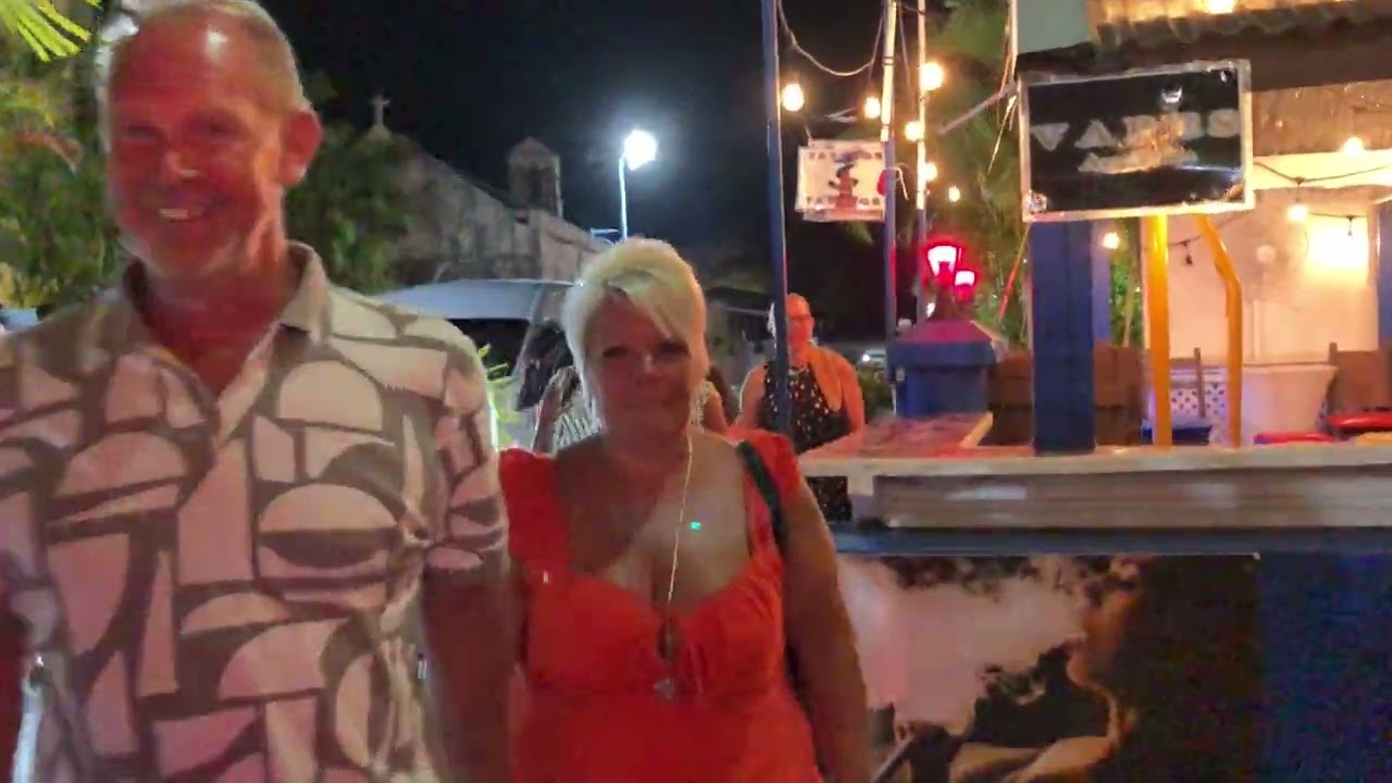 A Night Walk Through St. Lawrence Gap In Christ Church Barbados 🇧🇧 2